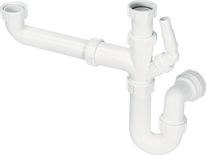 1 1/2" 40MM Kitchen Bowl and a half Sink Kit McAlpine Mcalpine