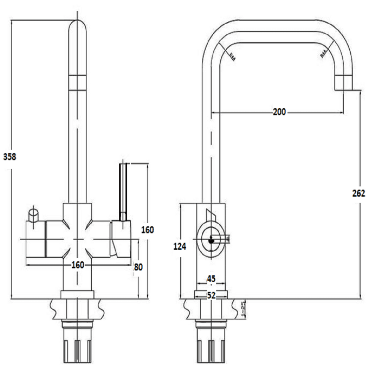 Astini Bollitore² 3in1 Boiling Hot Water Kitchen Tap & Tank Kit Astini