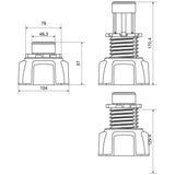 Wirquin SHOWER TRAY FEET – PACK OF 4 Wirquin