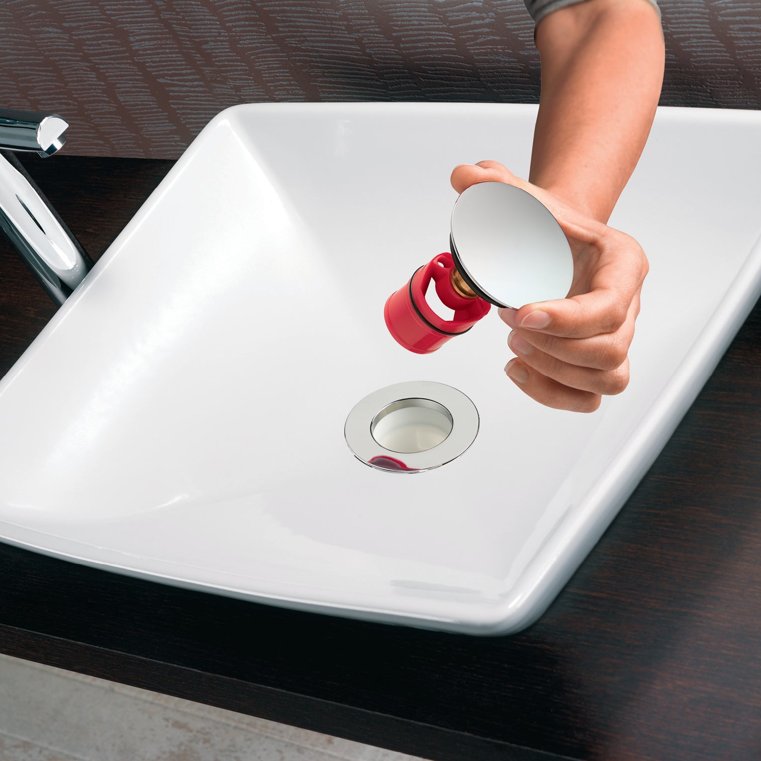 Wirquin Nano 1 1/4" 32mm Basin Waste & Trap - Chrome Wirquin