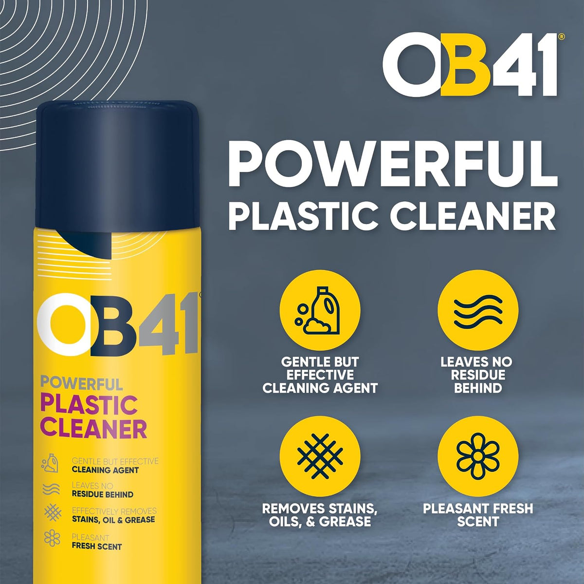 OB41 Powerful Plastic Cleaner 400ML OB1