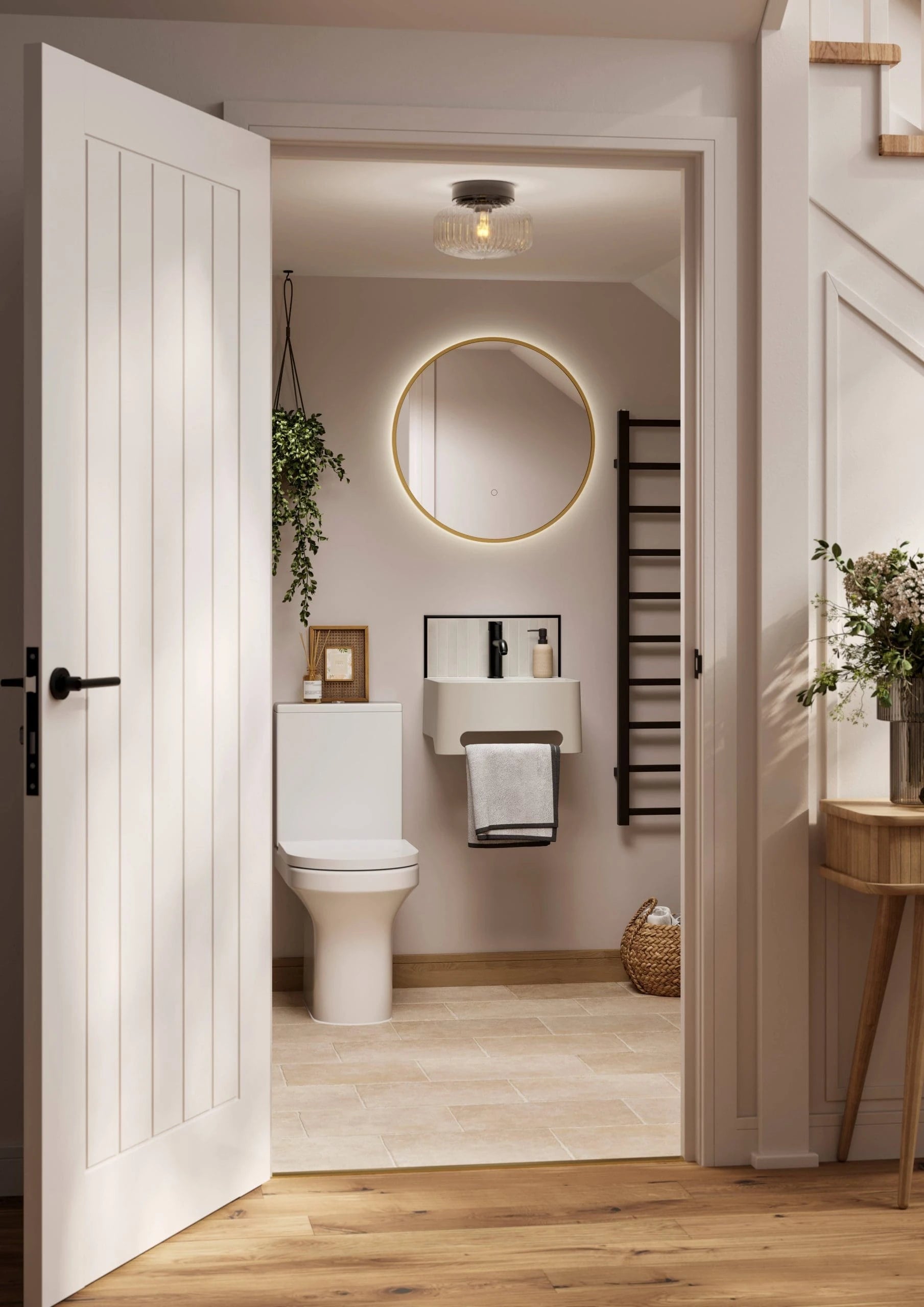 Aqua Cabanes Wall Hung Basin 410mm Frontline