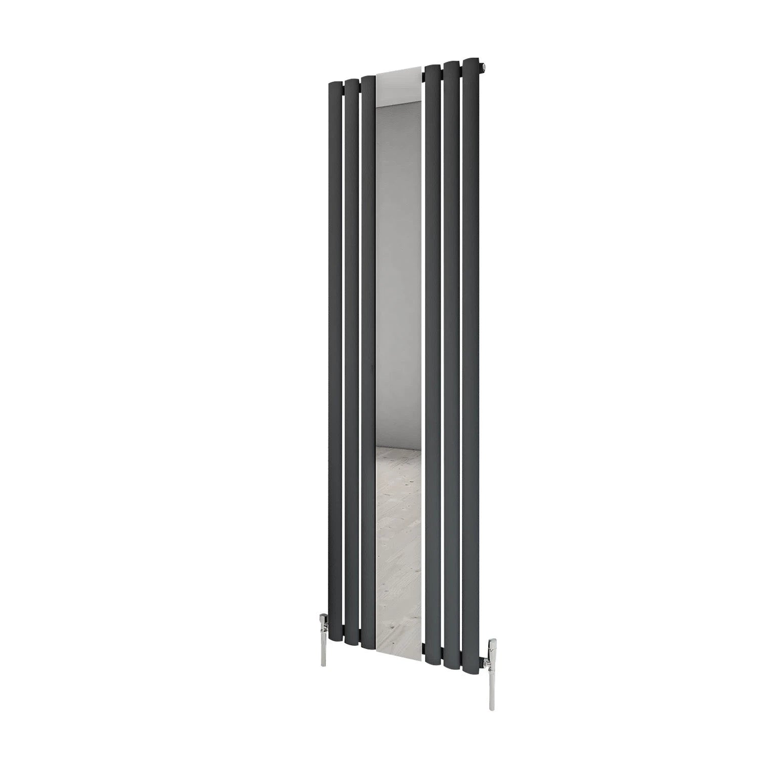 Aqua Moda Steel Vertical Radiator with Mirror W500 x H1800 Frontline