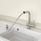 Astini Abele Brushed Stainless Steel Pullout Rinser Kitchen Sink Mixer Tap HK67 Astini