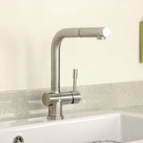 Astini Abele Brushed Stainless Steel Pullout Rinser Kitchen Sink Mixer Tap HK67 Astini