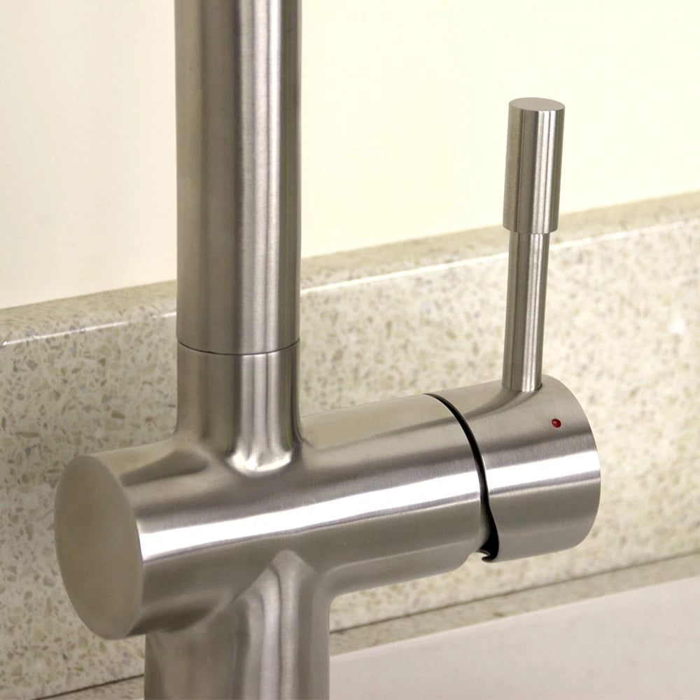 Astini Abele Brushed Stainless Steel Pullout Rinser Kitchen Sink Mixer Tap HK67 Astini