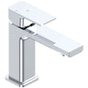 Astini Quadrado Chrome Square Eco Basin Mixer Tap & Waste Astini
