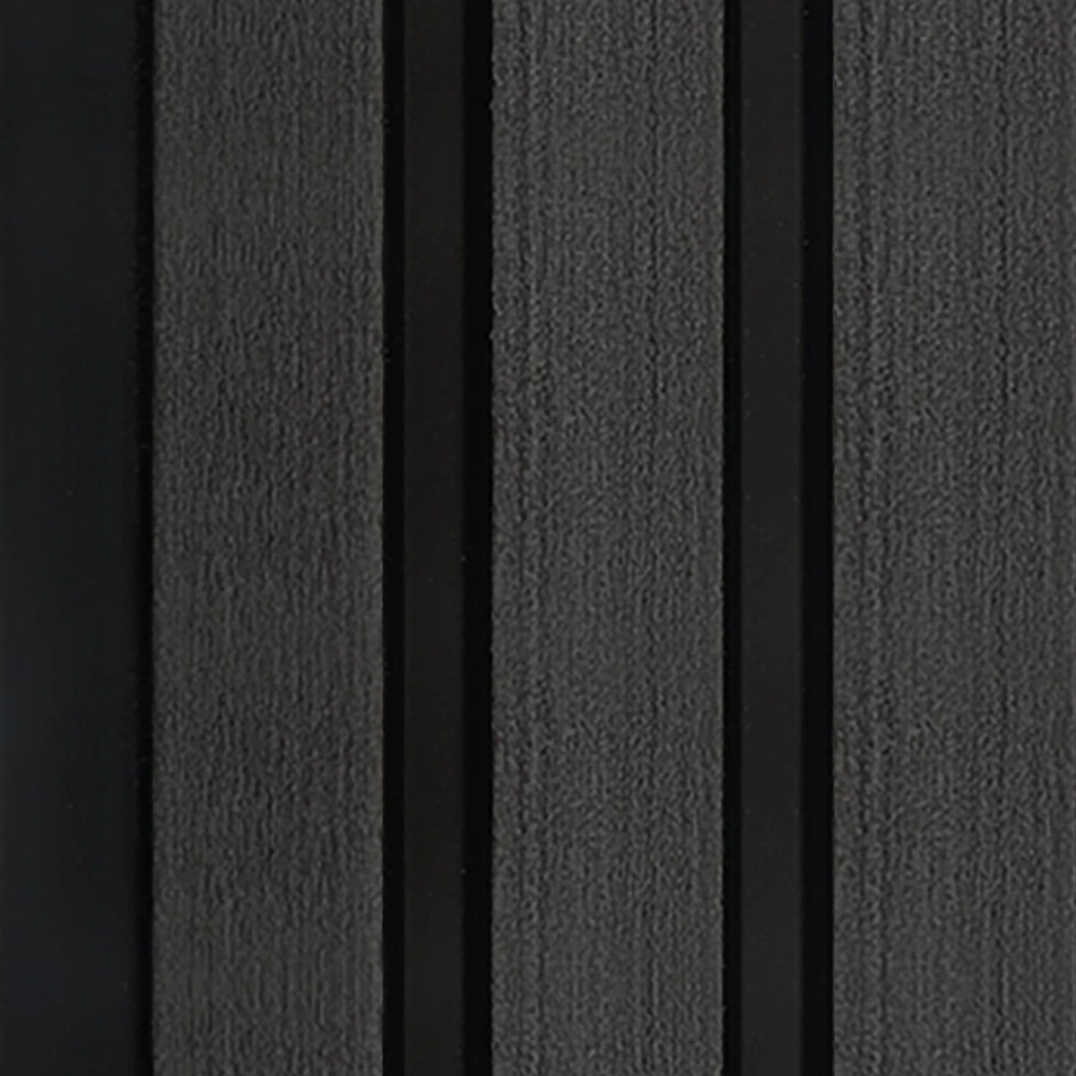DCD Slat Wall Cladding Panel (233mm) – Charcoal 3D Timber-Effect