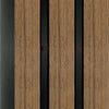 DCD Slat Wall Cladding Panel (233mm) – Natural Oak 3D Timber-Effect