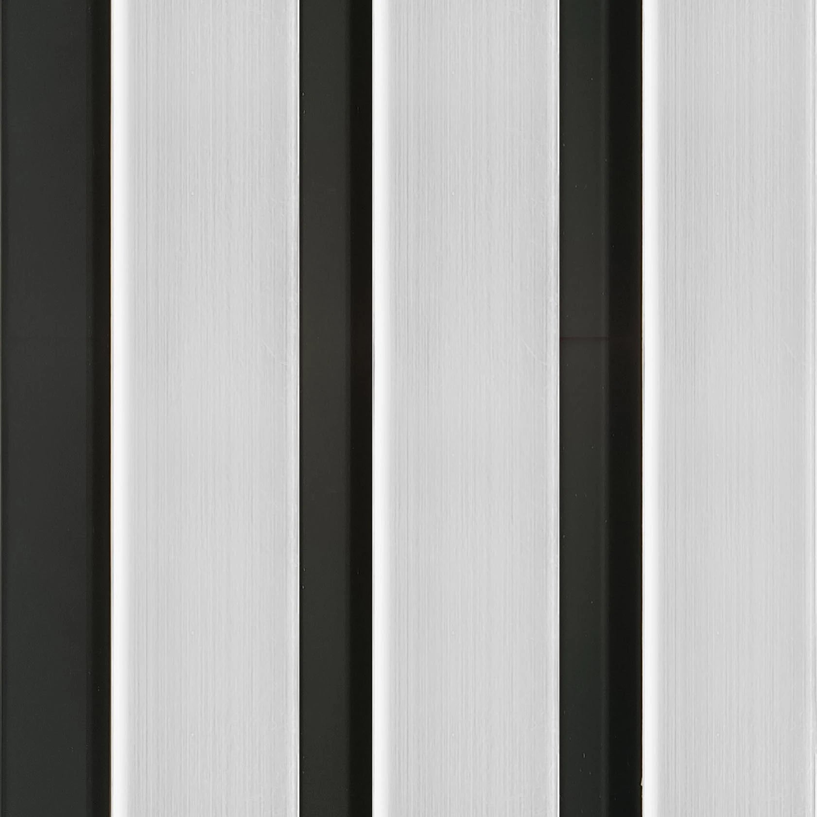 DCD Slat Wall Cladding Panel (233mm) – Silver 3D Timber-Effect