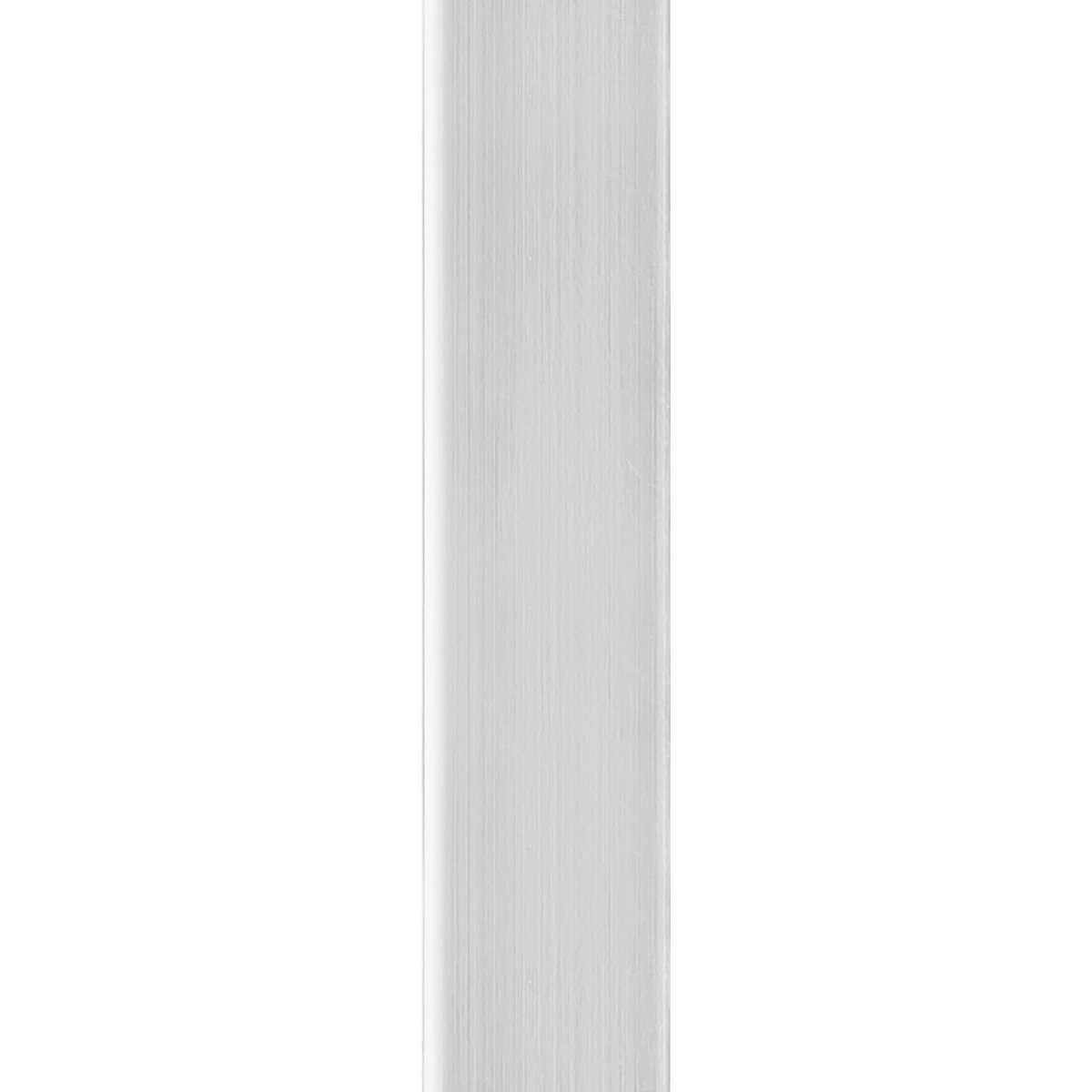 DCD Slat Wall End Trim Silver