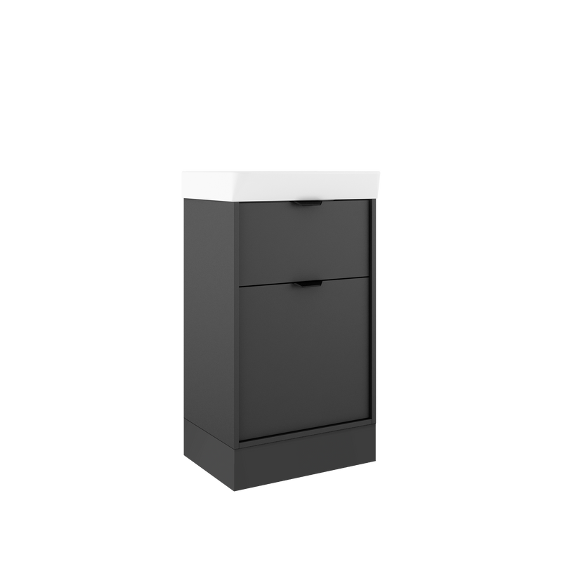 Aqua Midi Floorstanding Unit & Basin 500mm Frontline