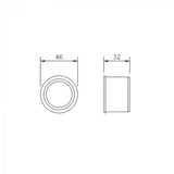 Floplast 40 x 32MM ABS Solvent Weld Reducer Floplast