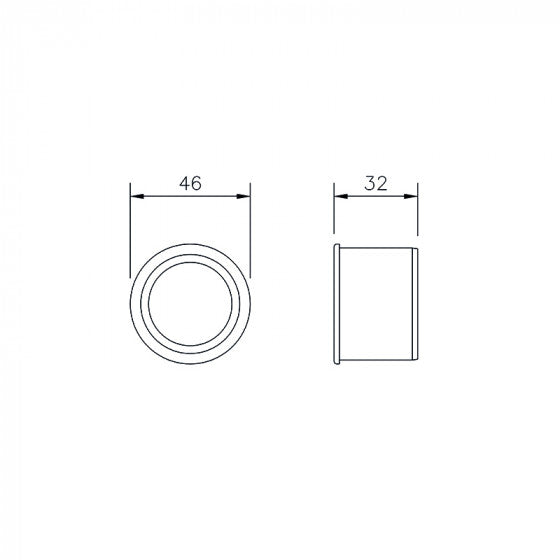 Floplast 40 x 32MM ABS Solvent Weld Reducer Floplast