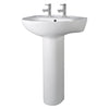Fresssh Whitney 550mm 2th Basin & Pedestal Primaflow F&P