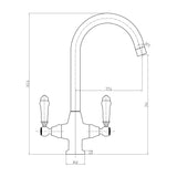 Scudo Harrogate Kitchen Mixer Tap Scudo