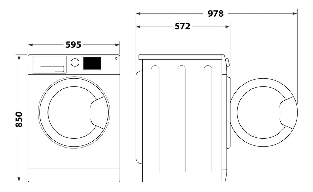 Hotpoint NSWF 7469 W UK F/S 7kg 1400rpm Washing Machine - White Hotpoint