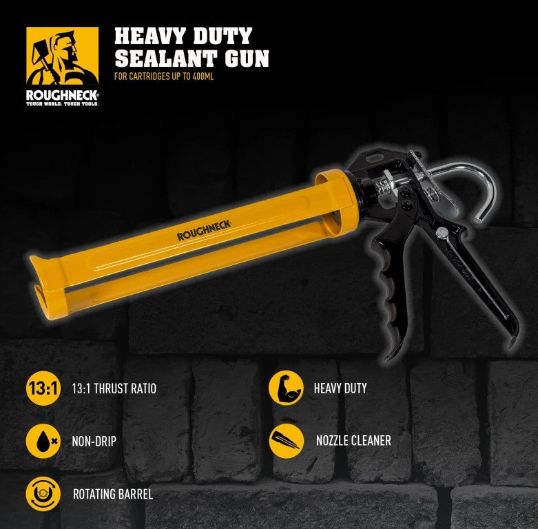 Roughneck Heavy Duty Sealant Gun 265mm (10.1/2in) Roughneck