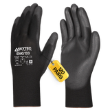 SKYTEC ELEMENTS EMG133 Black Multi Purpose PU Palm Coated Work Gloves (PACK of 120 PAIRS) Mstore