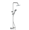 Swan Loughton Column Shower w/ Rail, Hose & Round Head Swan