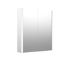 Swan Glebe 580mm x 650mm 2 Door Mirror Cabinet w/ Glass Shelves Swan