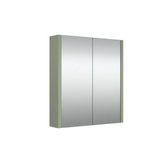 Swan Glebe 580mm x 650mm 2 Door Mirror Cabinet w/ Glass Shelves Swan
