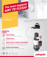 Wirquin Touchless Flush Valve 1 1/2" & 2" Outlet Wirquin
