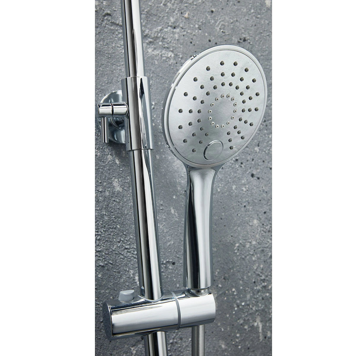 Scudo Messi Round Cool Touch Rigid Riser Shower Scudo