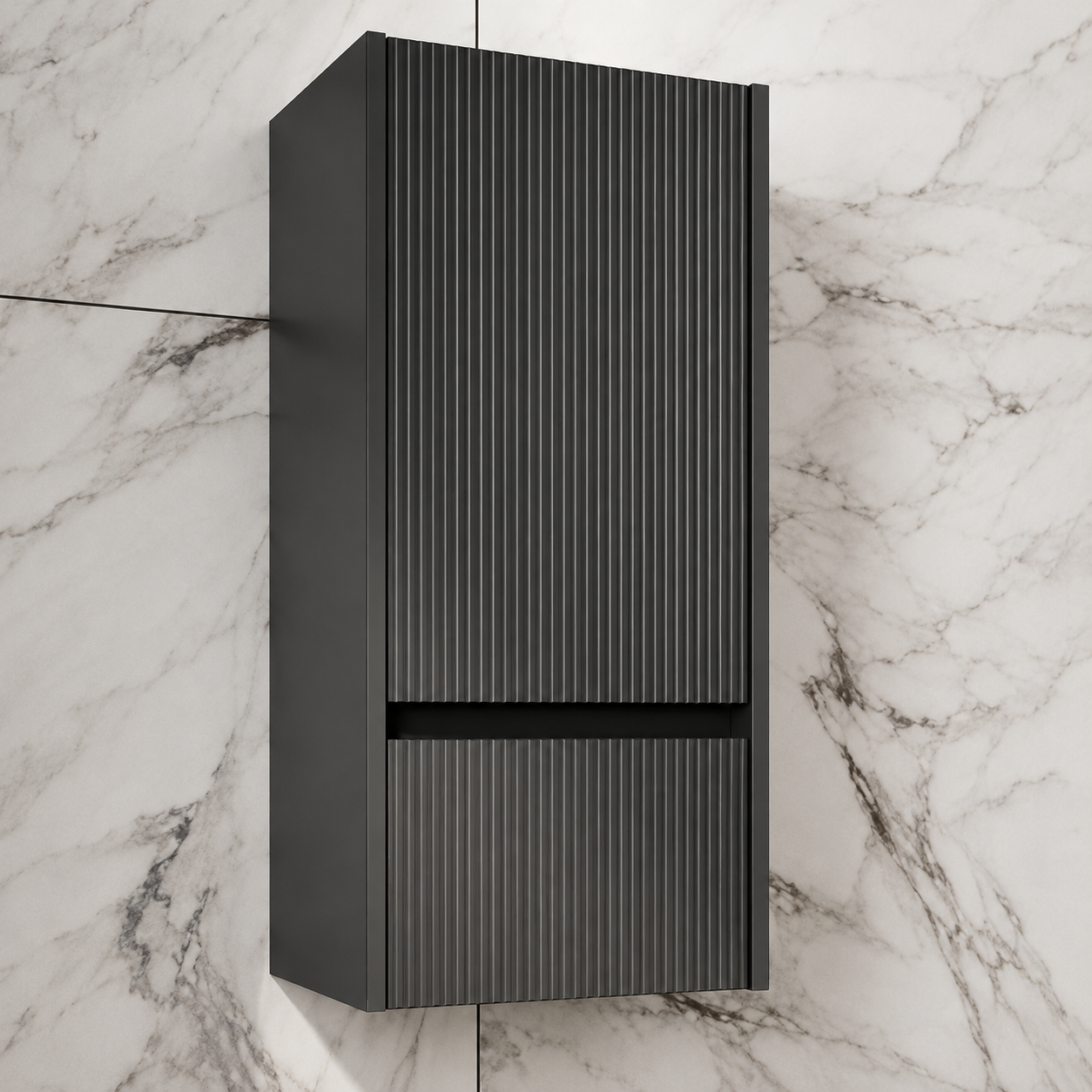 Aqua Selinus 1 Door 1 Drawer Wall Hung Cabinet Frontline