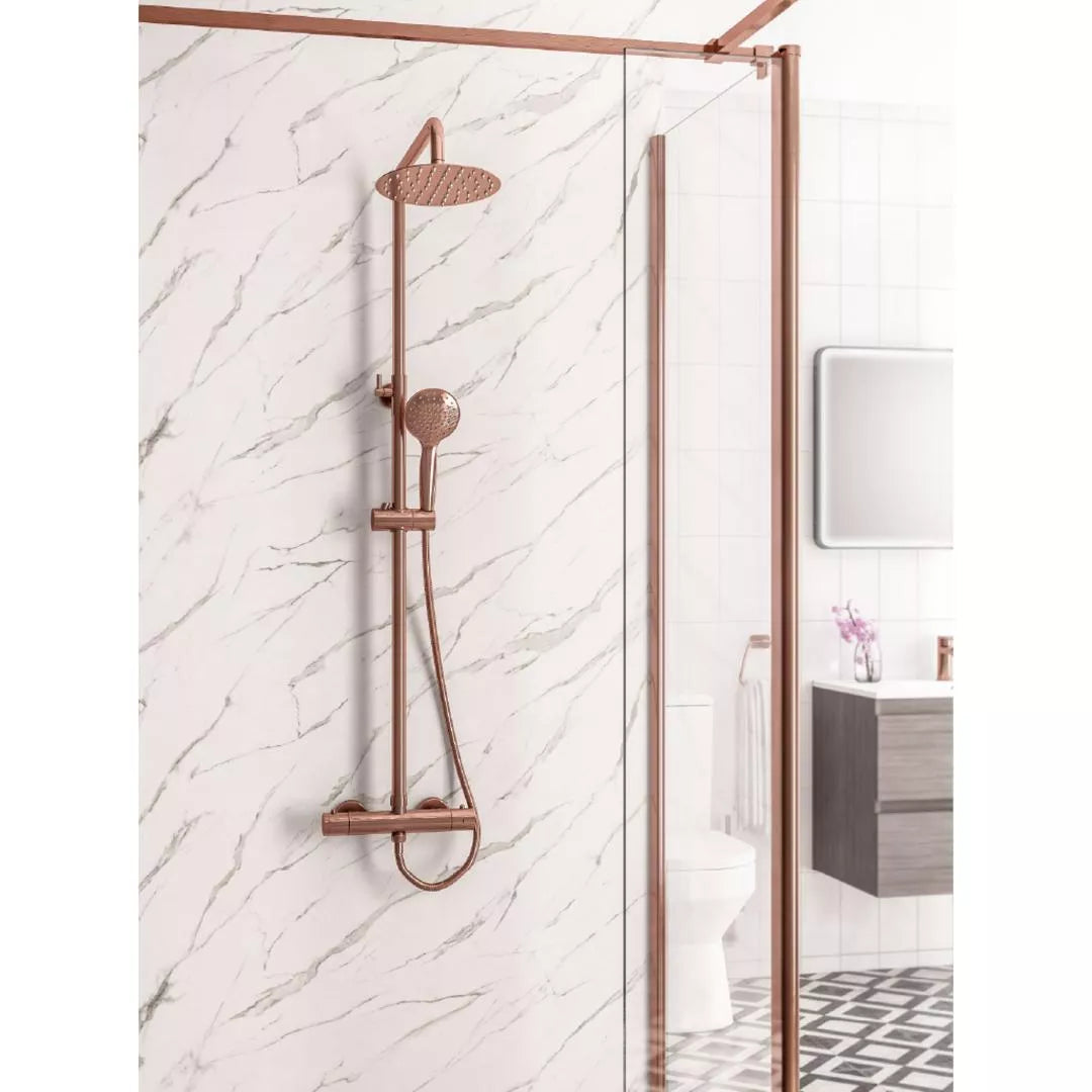 Eastbrook Modern Rigid Riser Shower w/ Handset Eastbrook