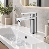 Aqua Pezzo Bath Shower Mixer - Chrome Frontline