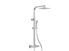Swan Loughton Column Shower w/ Rail, Hose & Square Head Swan