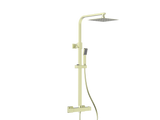 Swan Loughton Column Shower w/ Rail, Hose & Square Head Swan