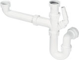 1 1/2" 40MM Kitchen Bowl and a half Sink Kit McAlpine Mcalpine