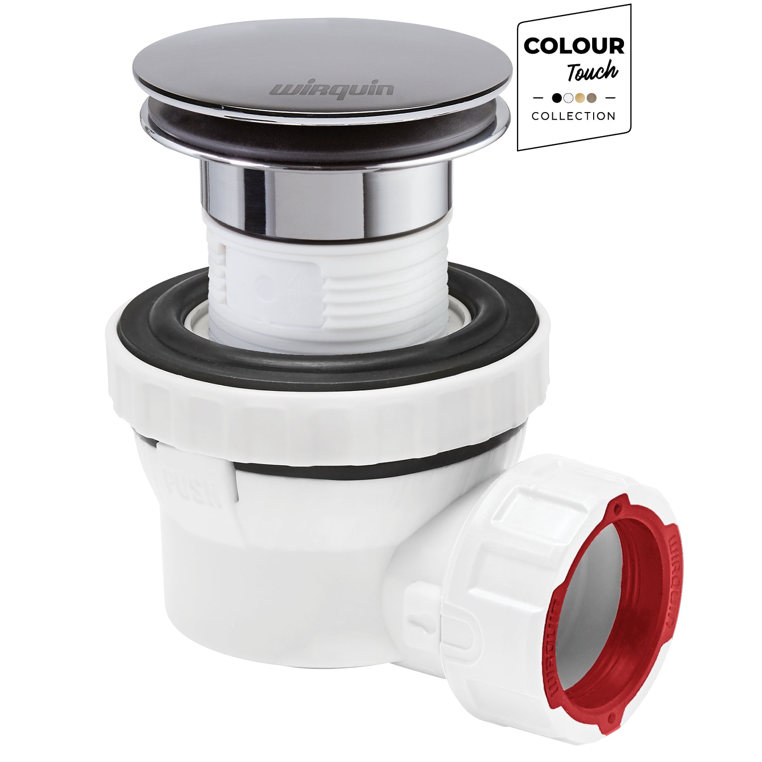 Wirquin Nano 1 1/4" 32mm Basin Waste & Trap - Chrome Wirquin