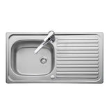 Linear SBSD 1th 950x508mm Sink - Waste Sold Separately HPS Hartlepool Plumbing Supplies