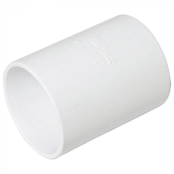 Floplast 40MM ABS Solvent Weld Straight Coupling Floplast