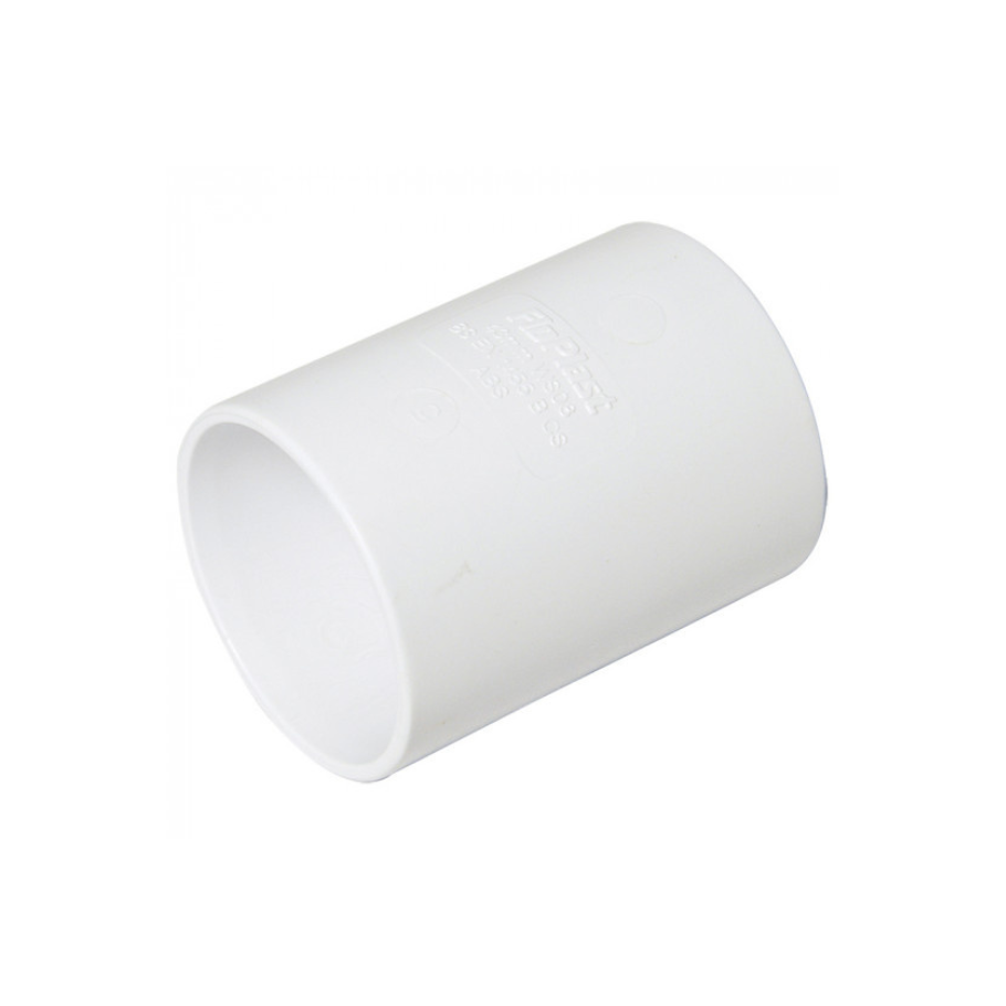 Floplast 40MM ABS Solvent Weld Straight Coupling Floplast Floplast