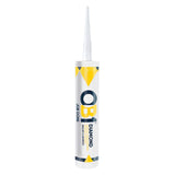 A single tube of OB1 Diamond Seal & Adhesive on a solid white background. The tube is white with yellow and dark blue geometric accents and features the brand name 'OB1' prominently.