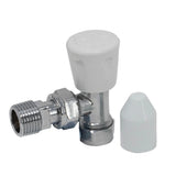 8MM Radiator Valve Angled