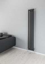 Aqua Moda Steel Vertical Radiator W280 x H1800 4 Bars Frontline