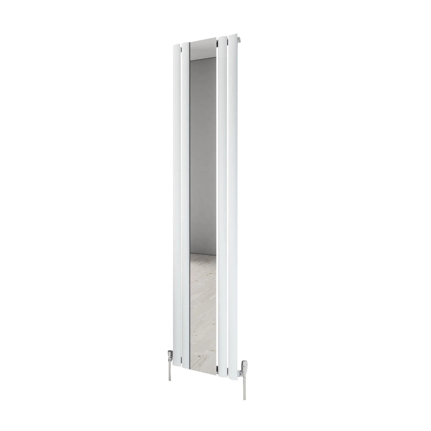 Aqua Moda Steel Vertical Radiator with Mirror W380 x H1800 Frontline