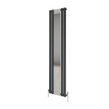 Aqua Moda Steel Vertical Radiator with Mirror W380 x H1800 Frontline