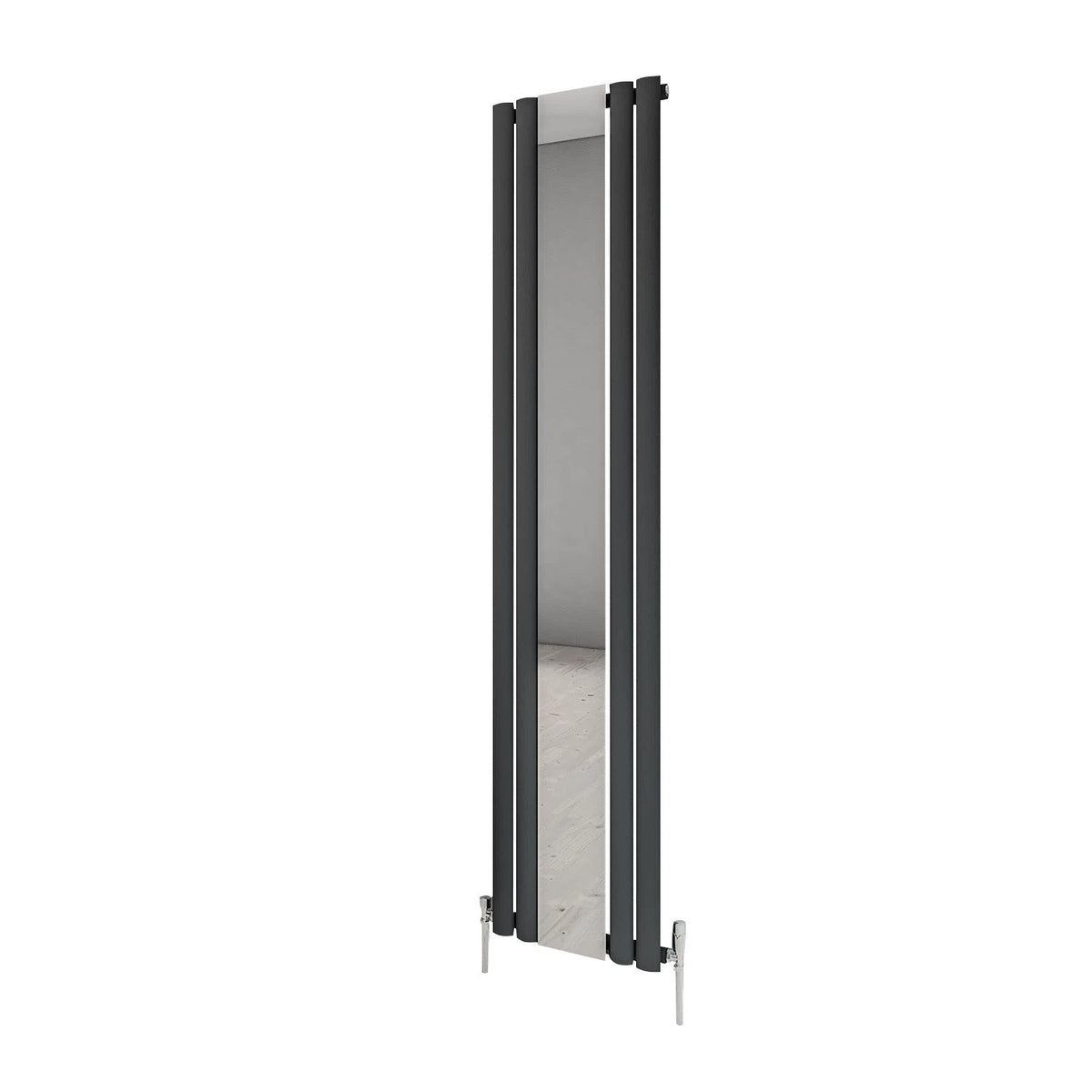 Aqua Moda Steel Vertical Radiator with Mirror W380 x H1800 Frontline
