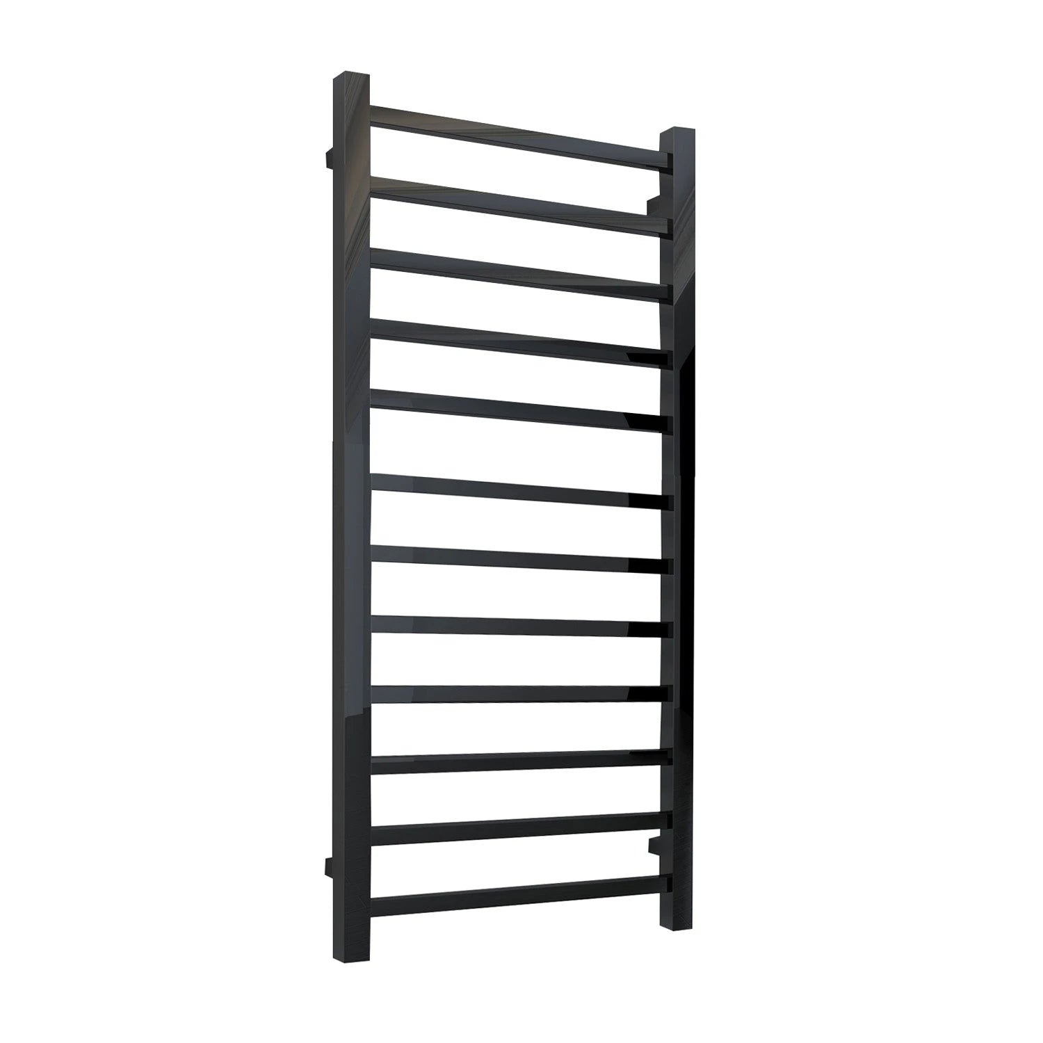 Aqua Onyx Designer Towel Rail – Black Nickel Gloss