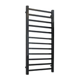 Aqua Onyx Designer Towel Rail – Black Nickel Gloss