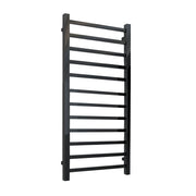 Aqua Onyx Designer Towel Rail – Black Nickel Gloss