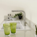 Astini Abele Brushed Stainless Steel Pullout Rinser Kitchen Sink Mixer Tap HK67 Astini