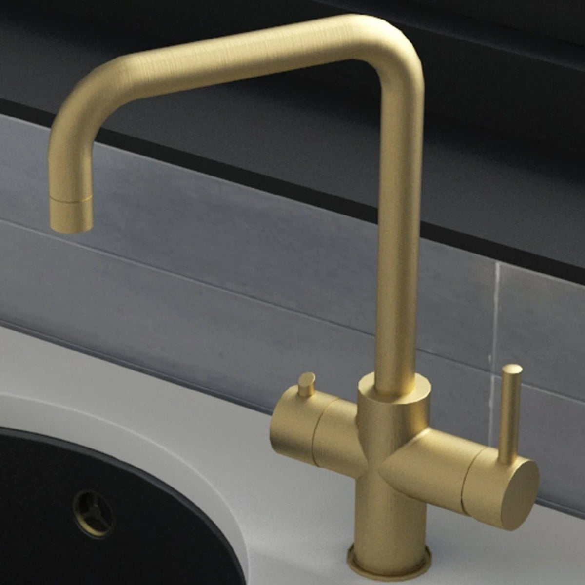 Astini Bollitore² 4 in 1 Boiling Hot & Filtered Cold Kitchen Tap & Tank Kit Astini