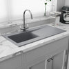 Astini Desire 100 1.0 Bowl Ceramic Kitchen Sink & Waste with Matt Finish Astini